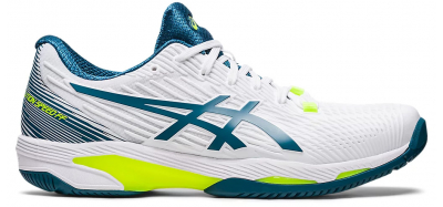 Chaussure Homme Asics Solution Speed FF 2 Blanc Vert Toutes surfaces