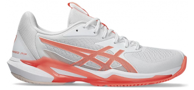 Chaussure Femme Asics Solution Speed FF 3 Blanc Rose Toutes surfaces 