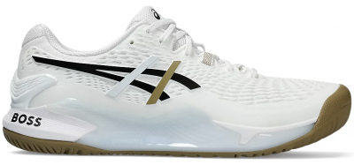 Chaussure Homme Asics Gel Resolution 9 Boss Blanc Toutes surfaces