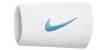 Poignets éponges Nike double Blanc 