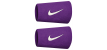 Poignets éponges Nike double Violet