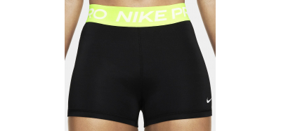 Short Nike Pro Noir Jaune